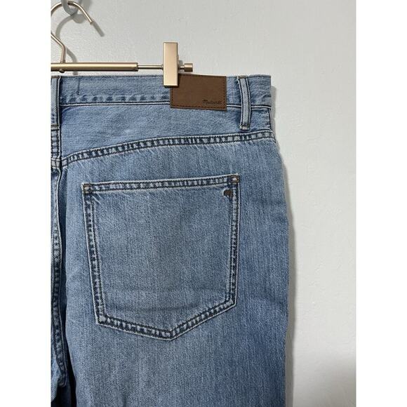 Madewell The Slouchy Boyjean Womens Jeans Size 32 Light Wash Relaxed Denim NWT - Picture 3 of 5